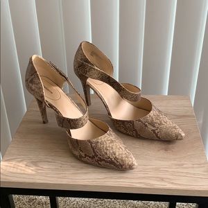 Liz Claiborne Snake Skin Heels